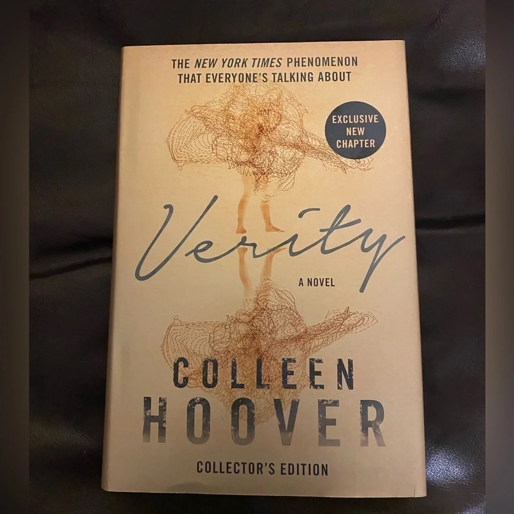 VERITY COLLECTORS EDITION HARDBACK BY COLLEEN HOOVER - NEW